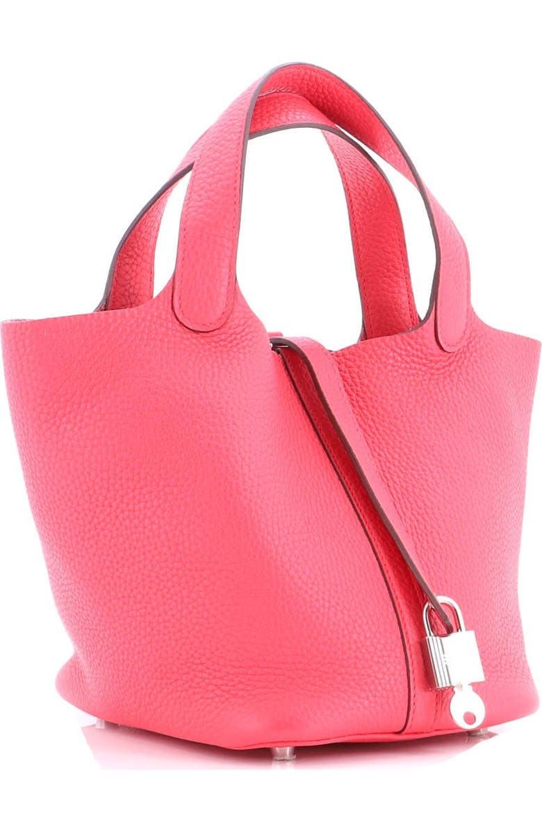 Pre-Owned Hermes Picotin Lock Bag Clemence PM, Alternate, color, Rose Extreme