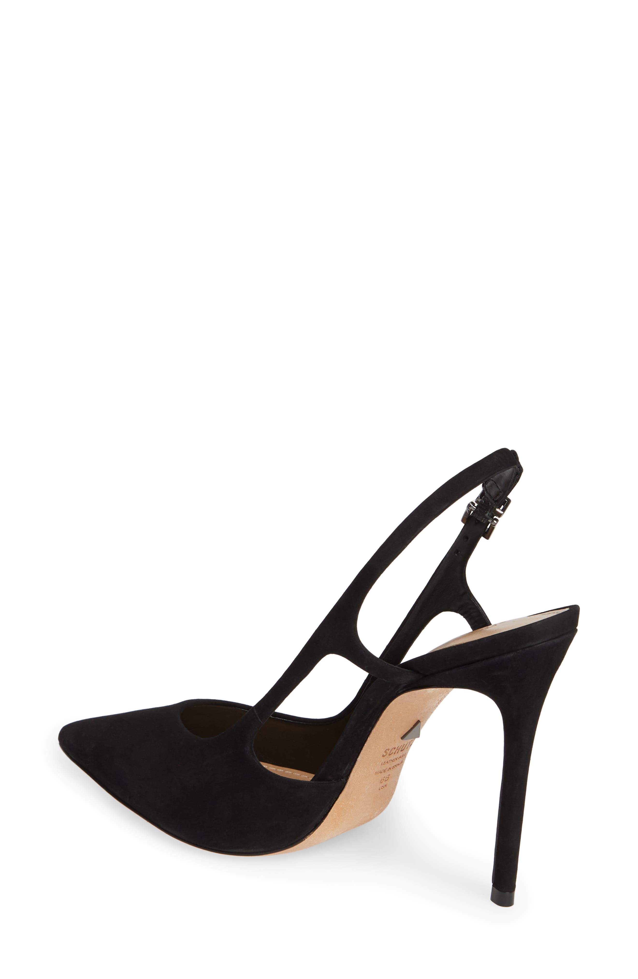Schutz Boris Slingback Pump, Alternate, color, Black