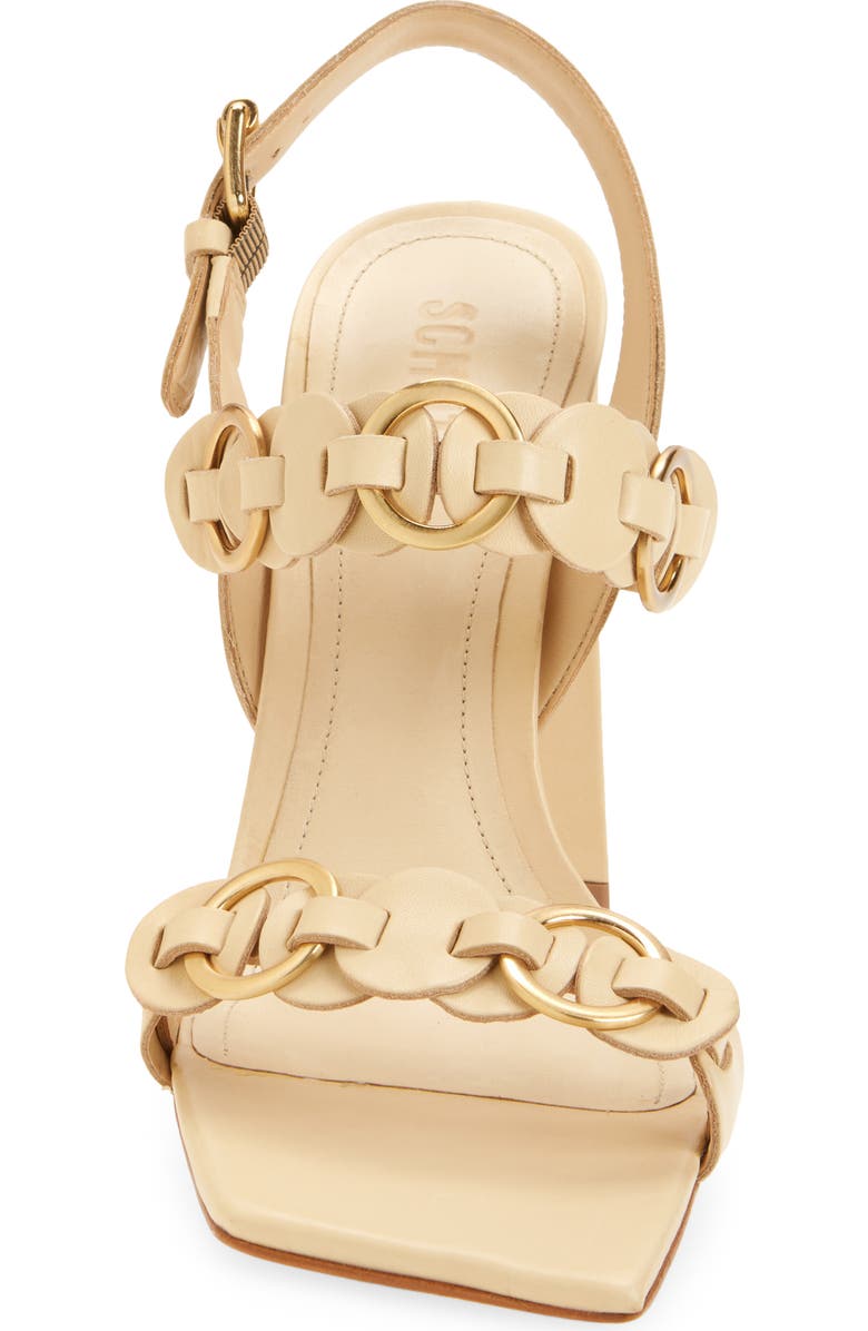 Schutz Selina Slingback Sandal, Alternate, color, Natural Nibs