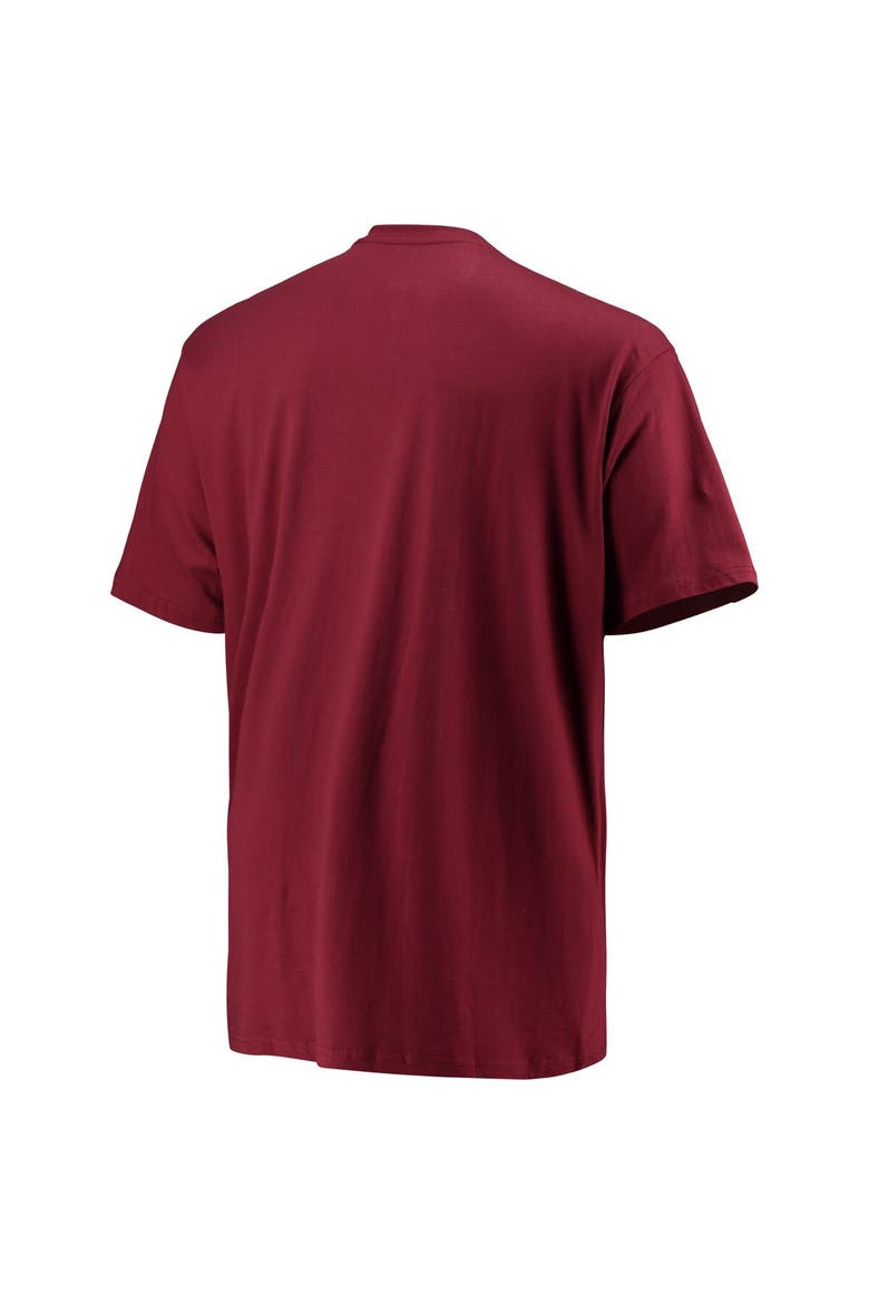 Men's Champion Maroon Mississippi State Bulldogs Big & Tall Arch Over Wordmark T-Shirt, Alternate, color, Maroon