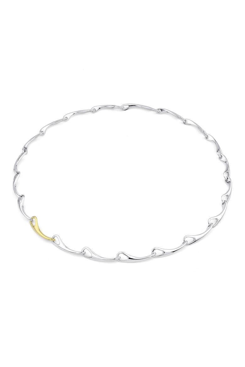 Tune Link Necklace, Main, color, SILVER/GOLD
