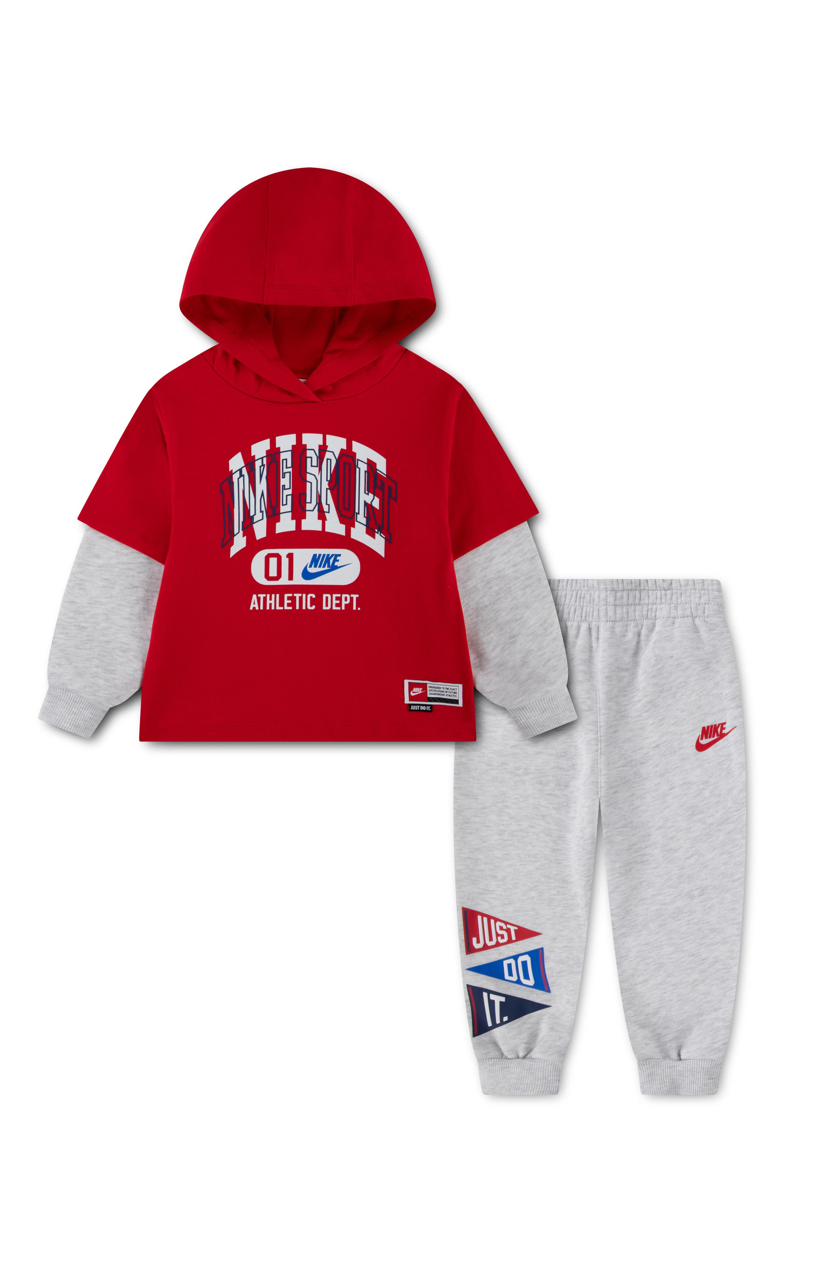 Kids' Multisport Graphic Hoodie & Joggers Set