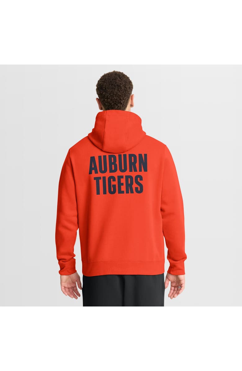Nike Men's Nike Orange Auburn Tigers Basketball Two-Hit Club Fleece Pullover Hoodie, Alternate, color, Orange