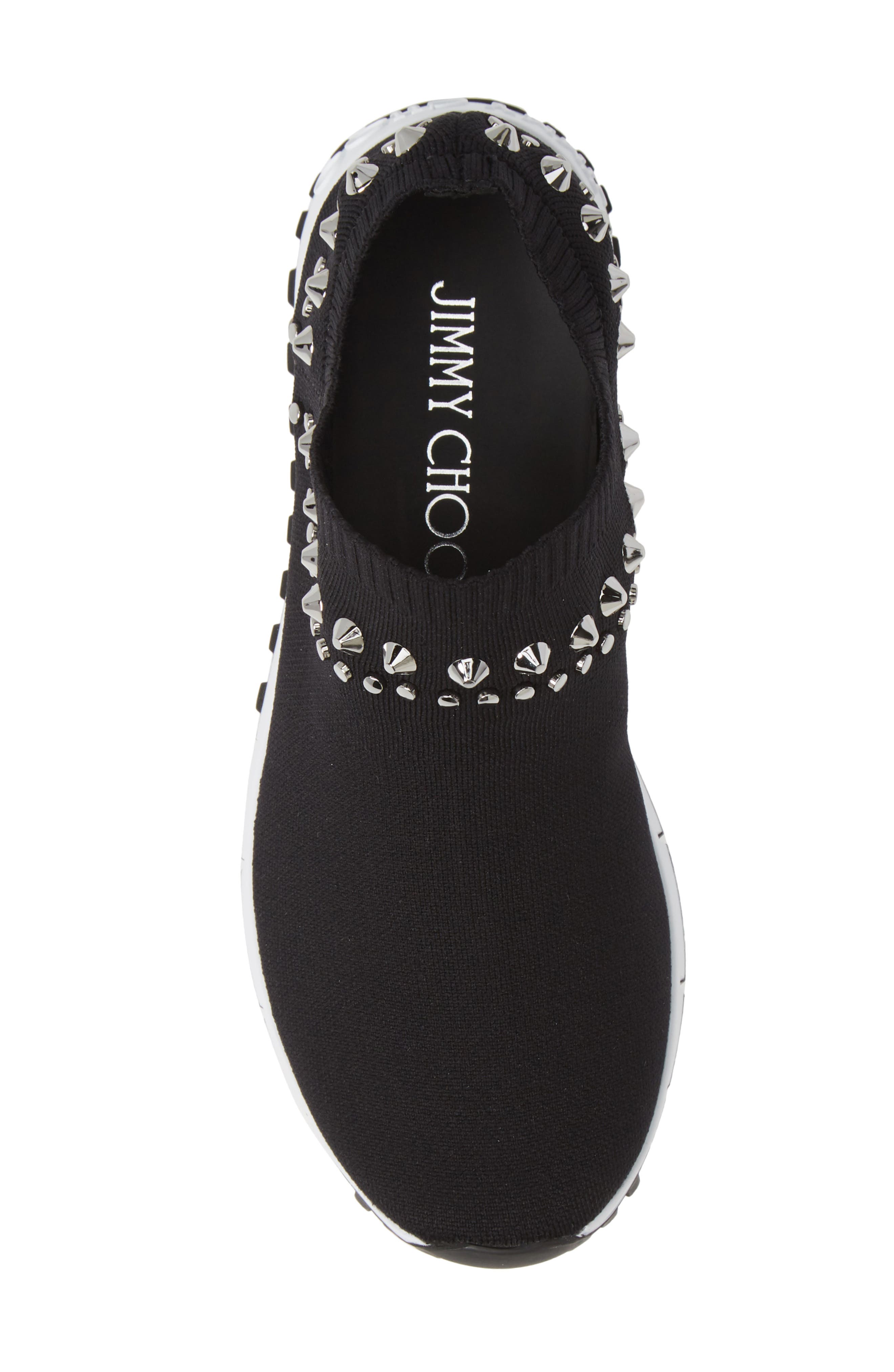 Jimmy Choo Verona Studded Knit Sneaker, Alternate, color, 