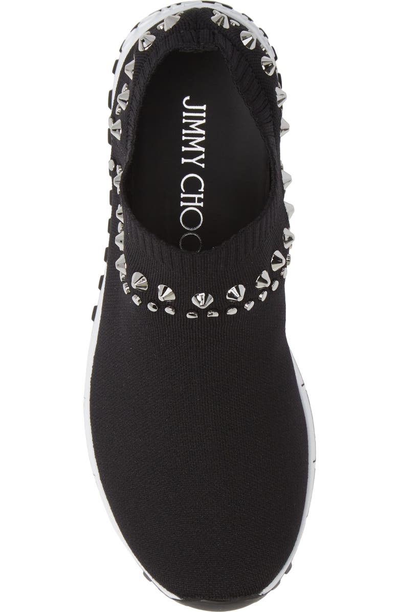 Jimmy Choo Verona Studded Knit Sneaker, Alternate, color,