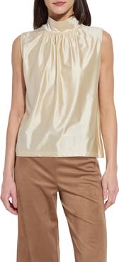 Lysse Marcia Turtleneck Ruched Top