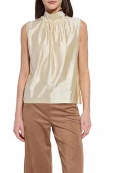 Marcia Turtleneck Ruched Top