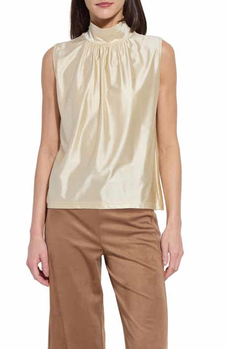 Marcia Turtleneck Ruched Top