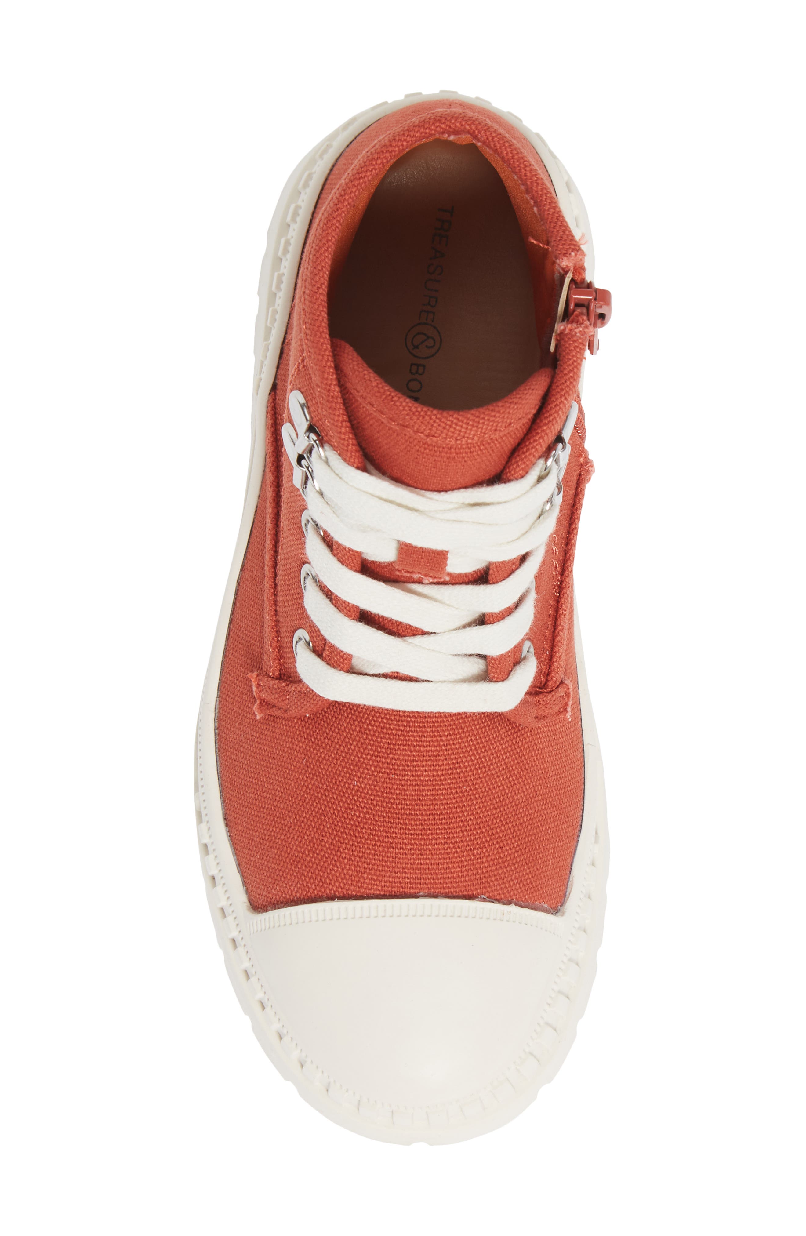 Treasure & Bond Kids' Kata Canvas Hiker High Top Sneaker, Alternate, color, 