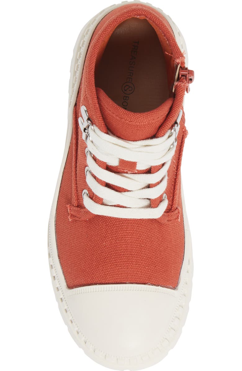 Treasure & Bond Kids' Kata Canvas Hiker High Top Sneaker, Alternate, color,