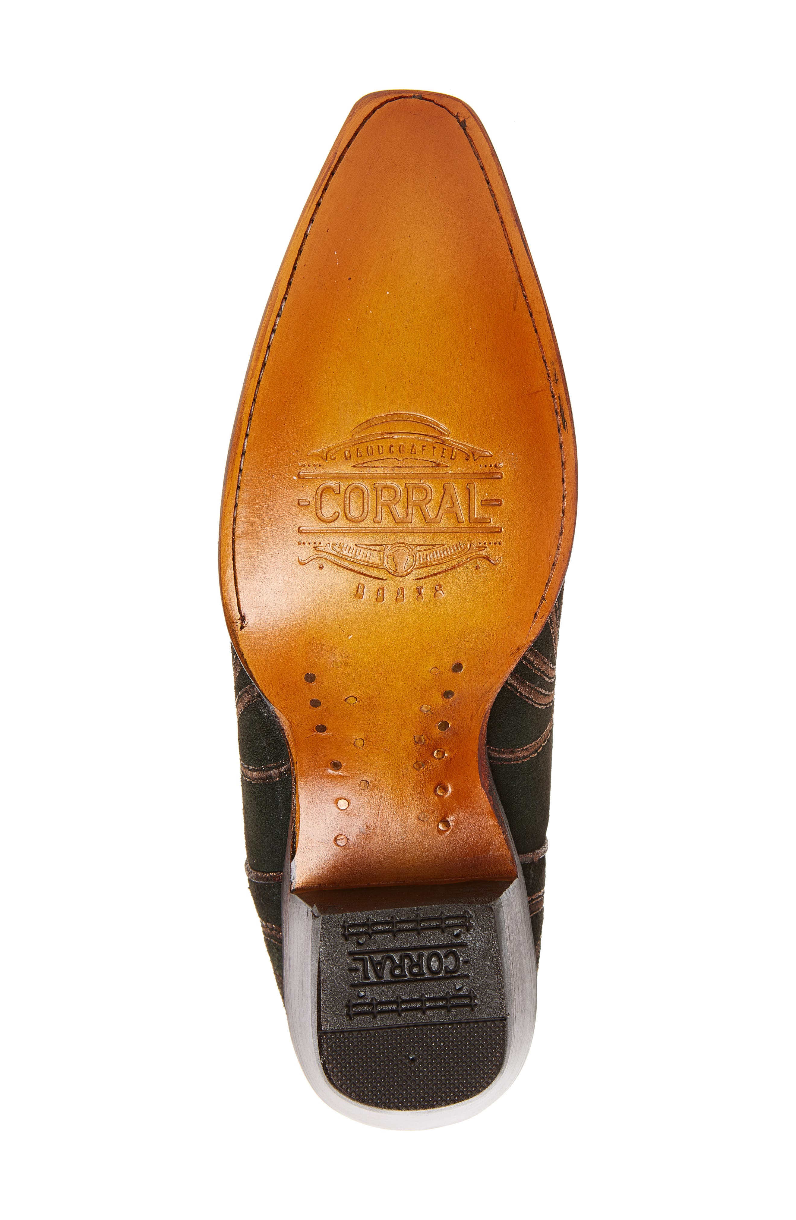 CORRAL Embroidered Overlay Western Boot, Alternate, color, 