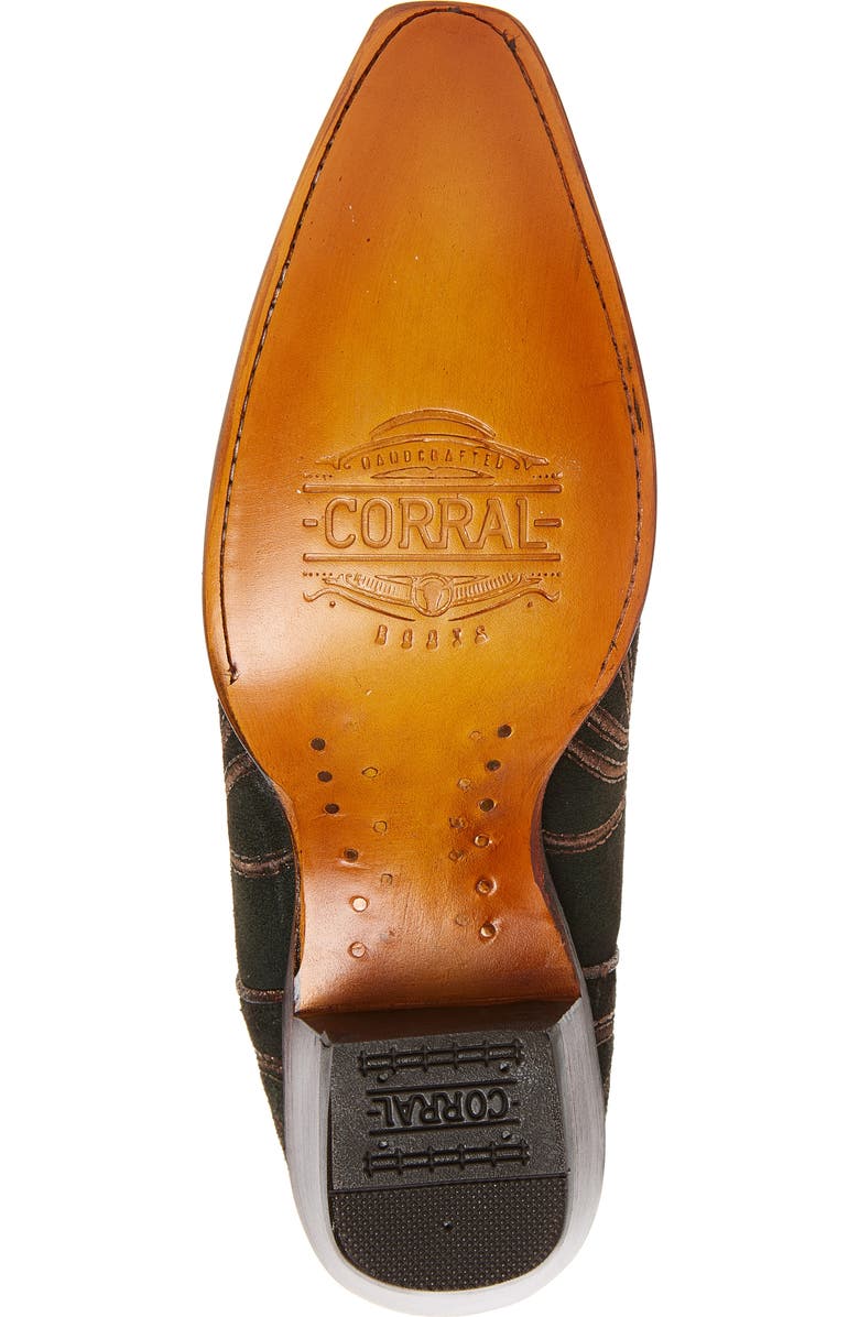 CORRAL Embroidered Overlay Western Boot, Alternate, color,