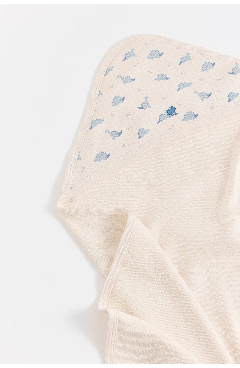 Babycottons Small Hooded Towel, Alternate, color, White