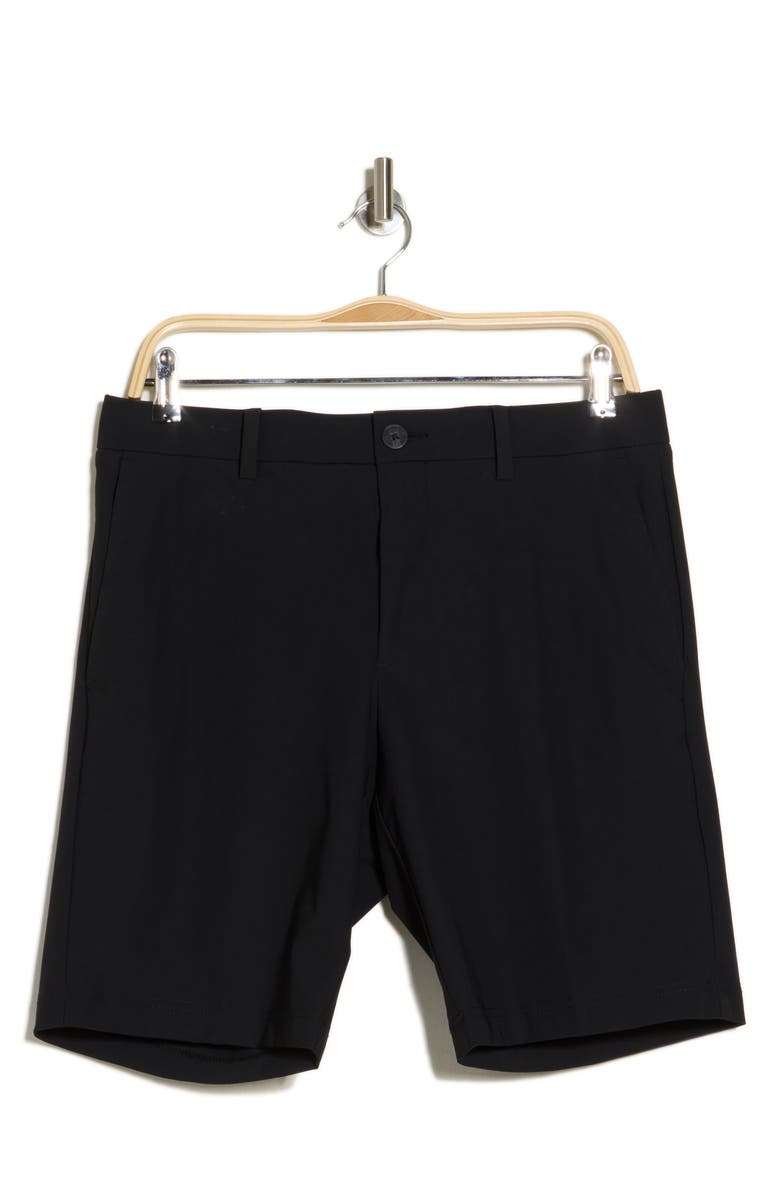 Callaway Golf<sup>®</sup> 9" Flat Front Golf Shorts, Alternate, color, Caviar