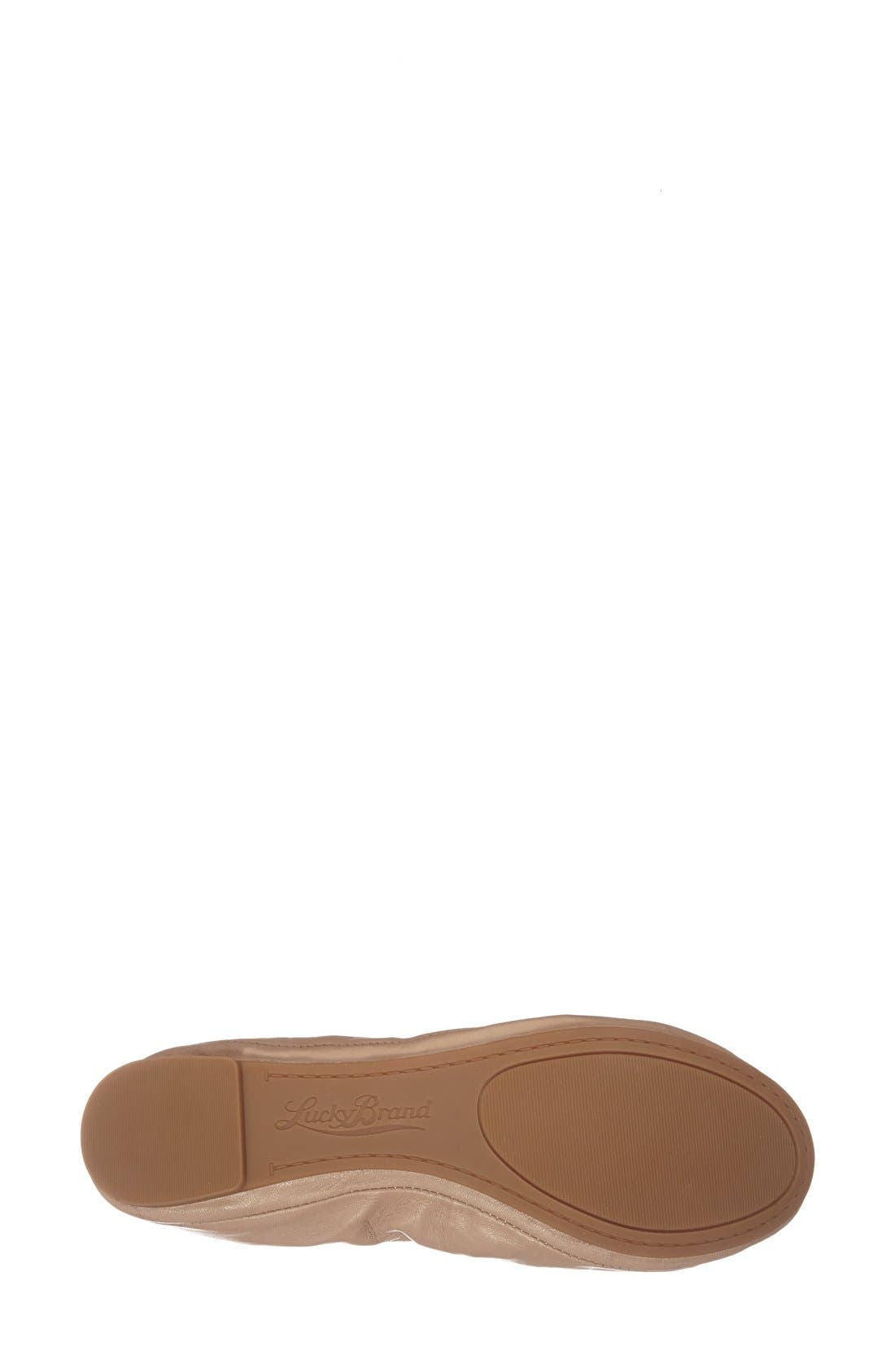 'Eadda' Flat (Nordstrom Exclusive), Alternate, color, NUDE