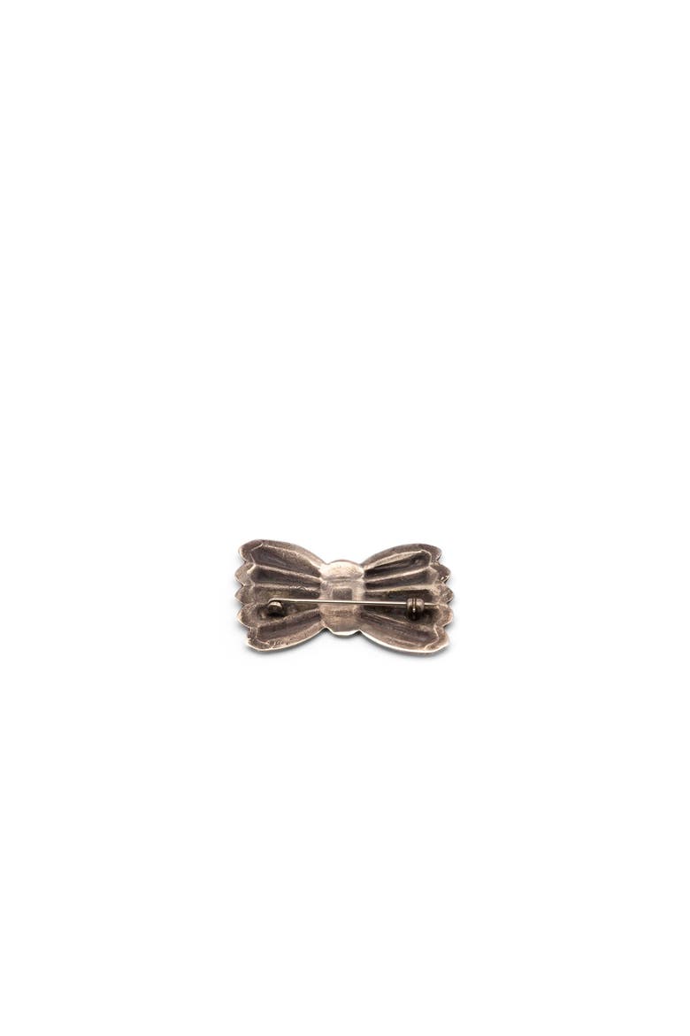 Silver Fan Motif Pin, Alternate, color, Silver