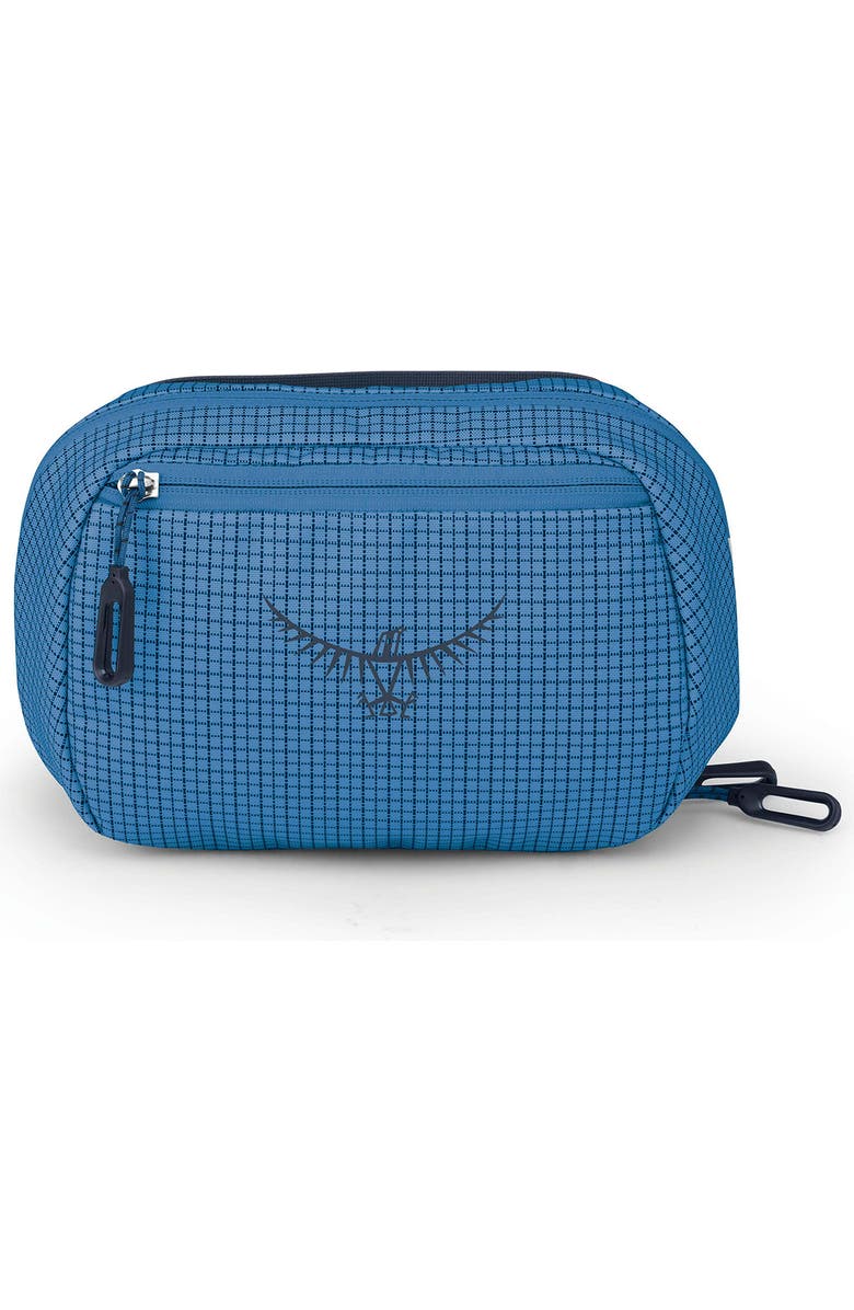 Osprey Transporter Large Toiletry Kit, Main, color, Blue Flame/ Nocturnal Blue