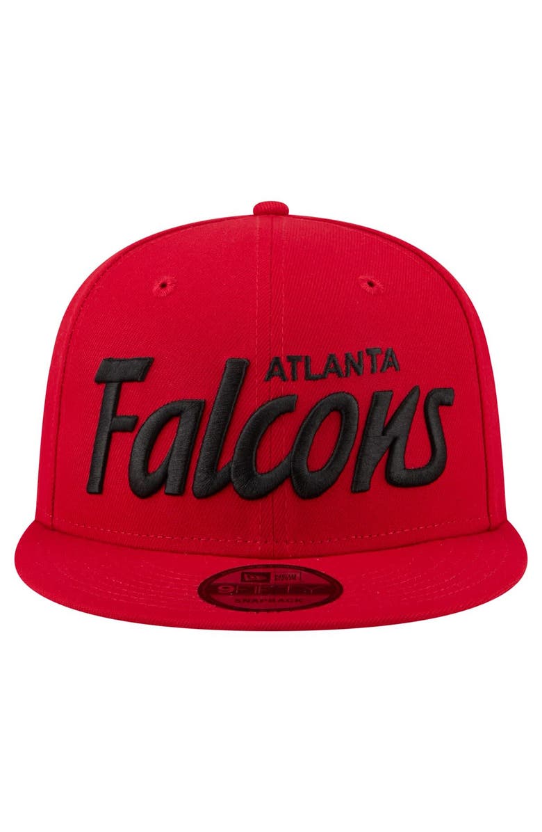 New Era Men's New Era  Red Atlanta Falcons Core Team Script 9FIFTY Snapback Hat, Alternate, color, Red