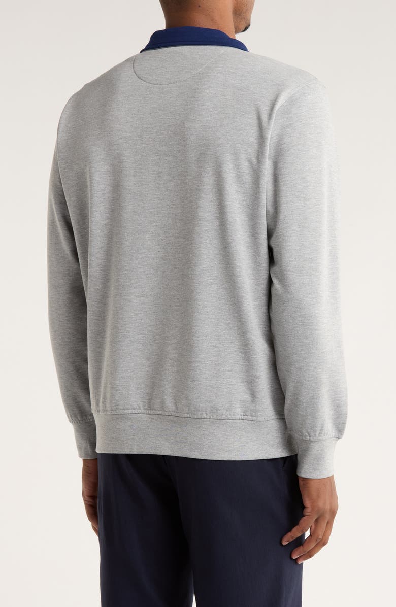 TailorByrd Fleece Quarter Zip Pullover, Alternate, color, Grey Heather