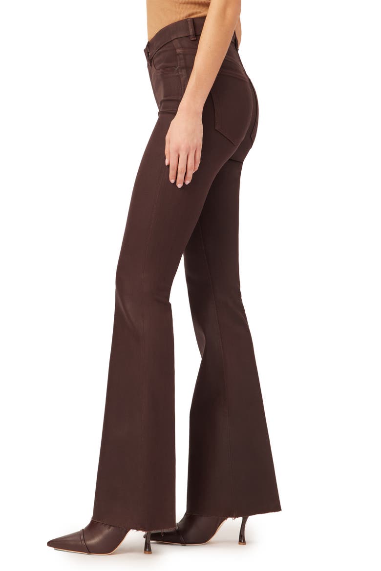 Bridget Instasculpt High Waist Bootcut Jeans, Alternate, color, DARK MOCHA ULTIMATE COATED