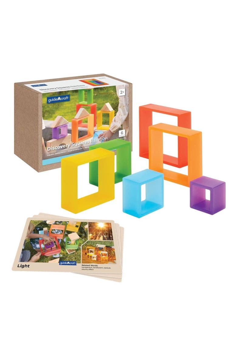Discovery Squares - Rainbow - 6 Pieces, Main, color, Multicolored