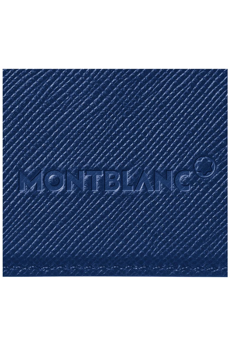MagSafe® Compatible Sartorial Leather Card Holder, Alternate, color, BLUE