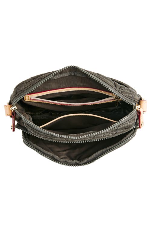 Mz Wallace Small Metro Quilted Nylon Camera Bag In Metallic