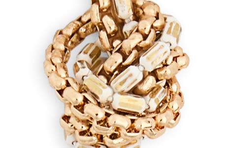 Nordstrom Rack Coated Sparkle Knotted Y-necklace In Gold