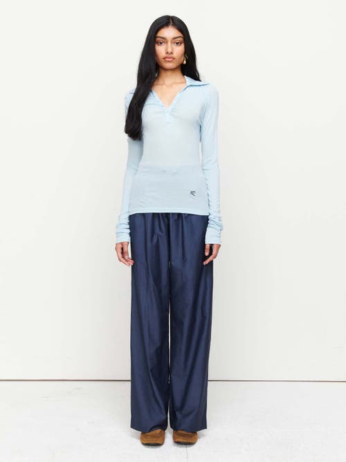 Romy Louise Knit Top In Blue