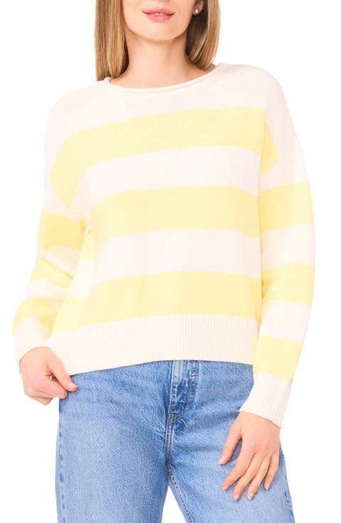 Stripe Roll Neck Sweater
