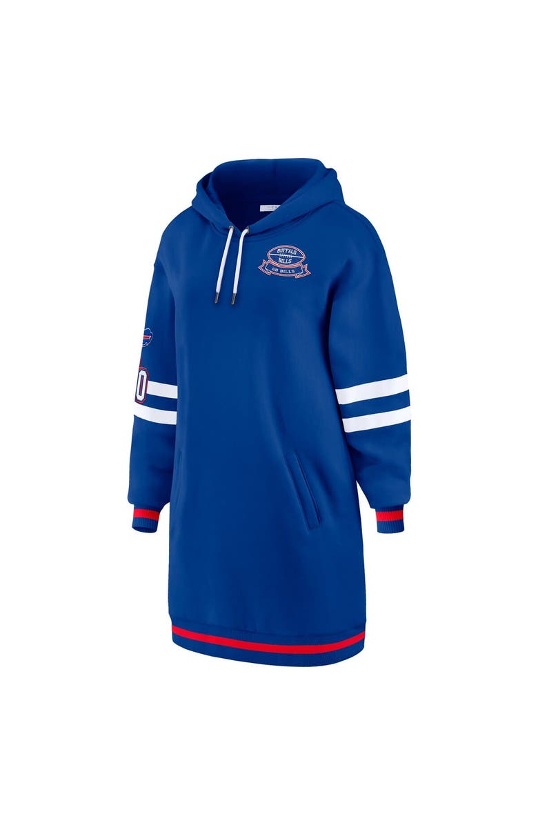 WEAR by Erin Andrews Women's WEAR by Erin Andrews Royal Buffalo Bills Hoodie Dress, Alternate, color,
