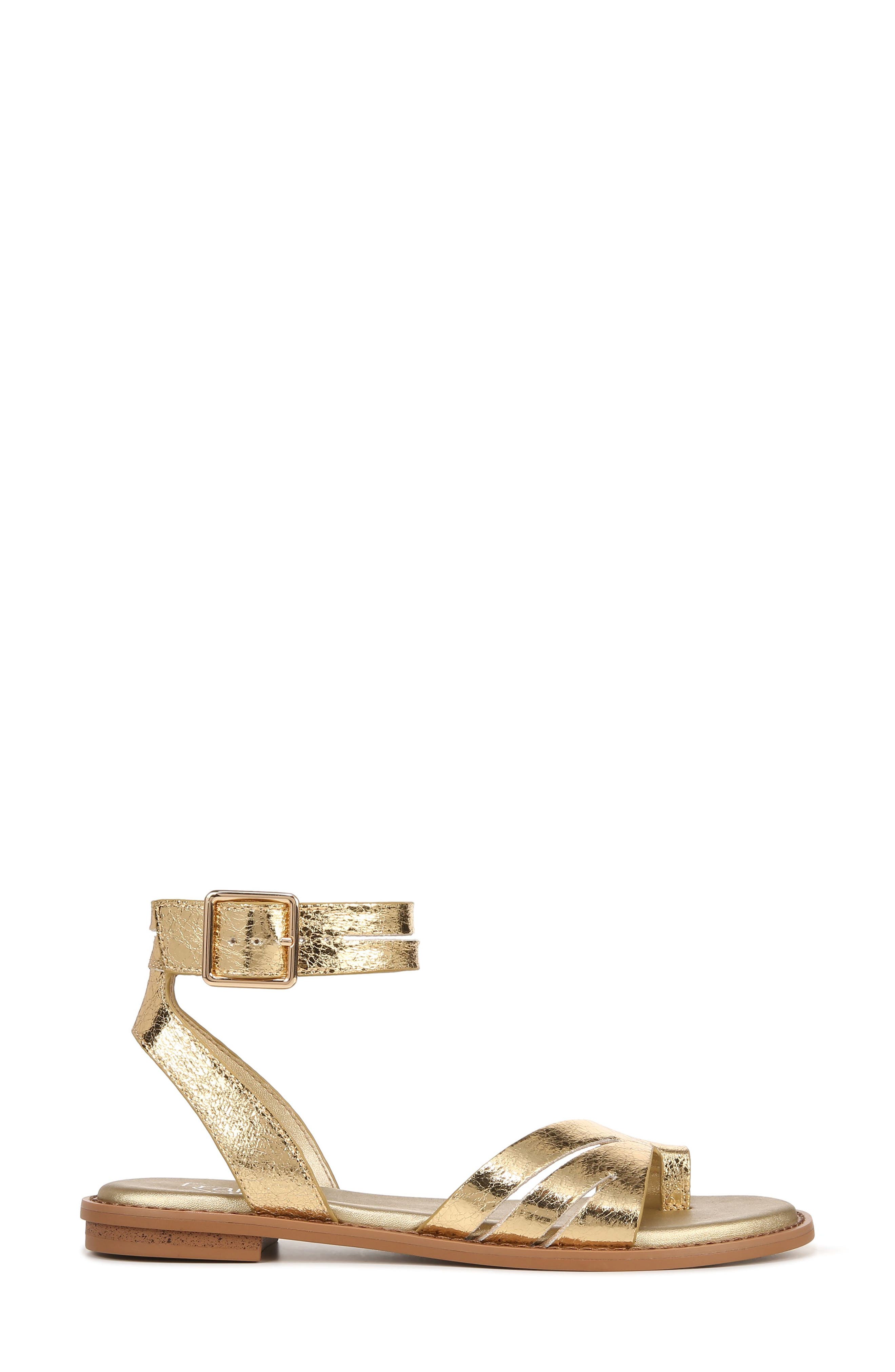 Franco Sarto Greene Sandal, Alternate, color, Gold