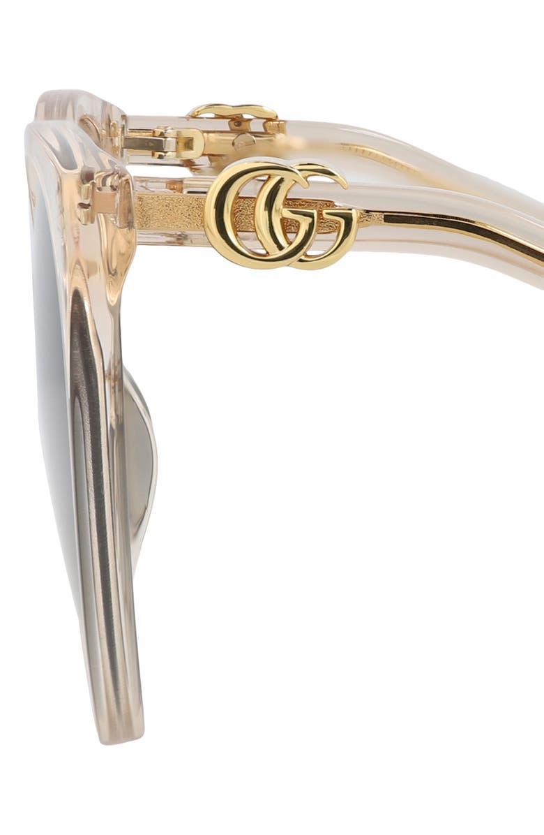 Gucci 57mm Cat Eye Sunglasses, Alternate, color, Pink Pink Brown