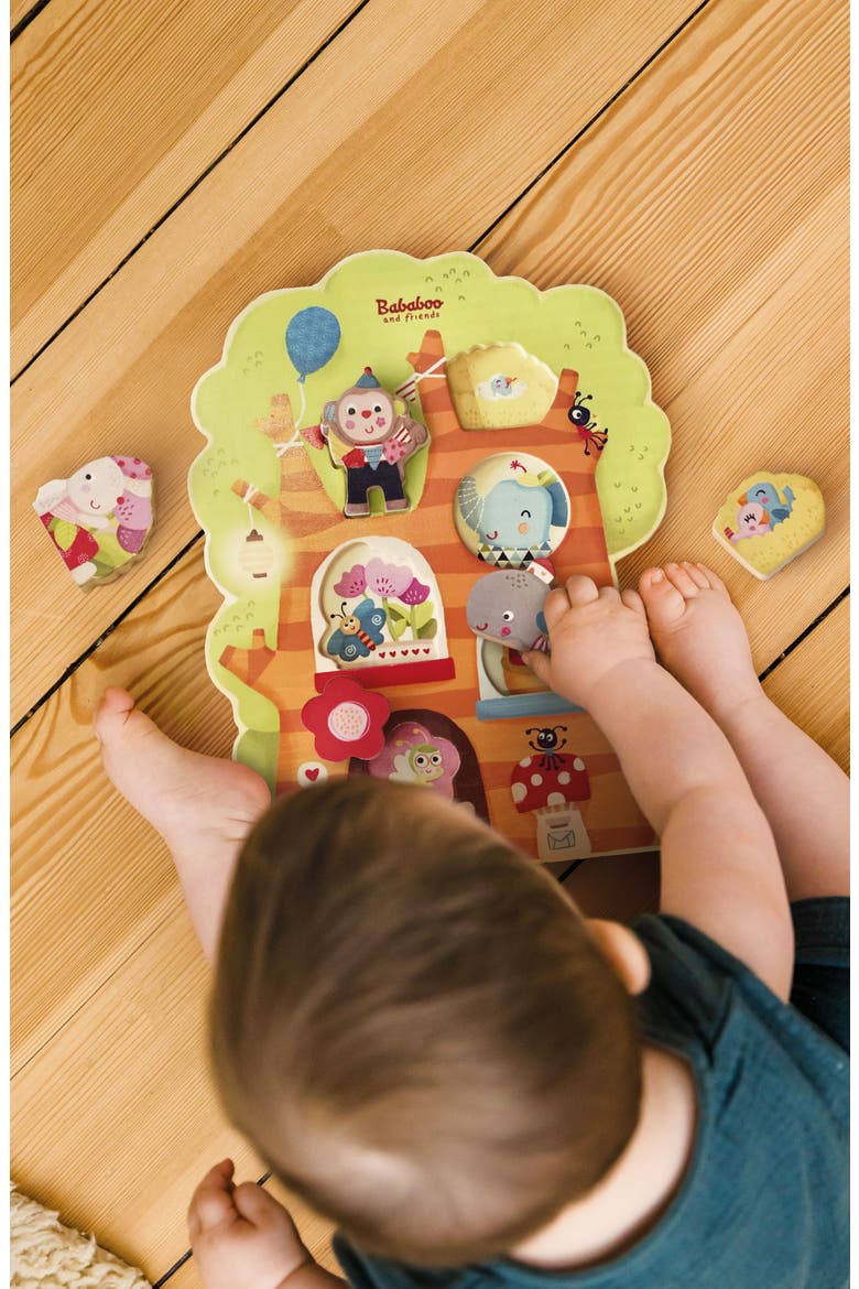 Tree House Discovery Puzzle, Alternate, color, Green