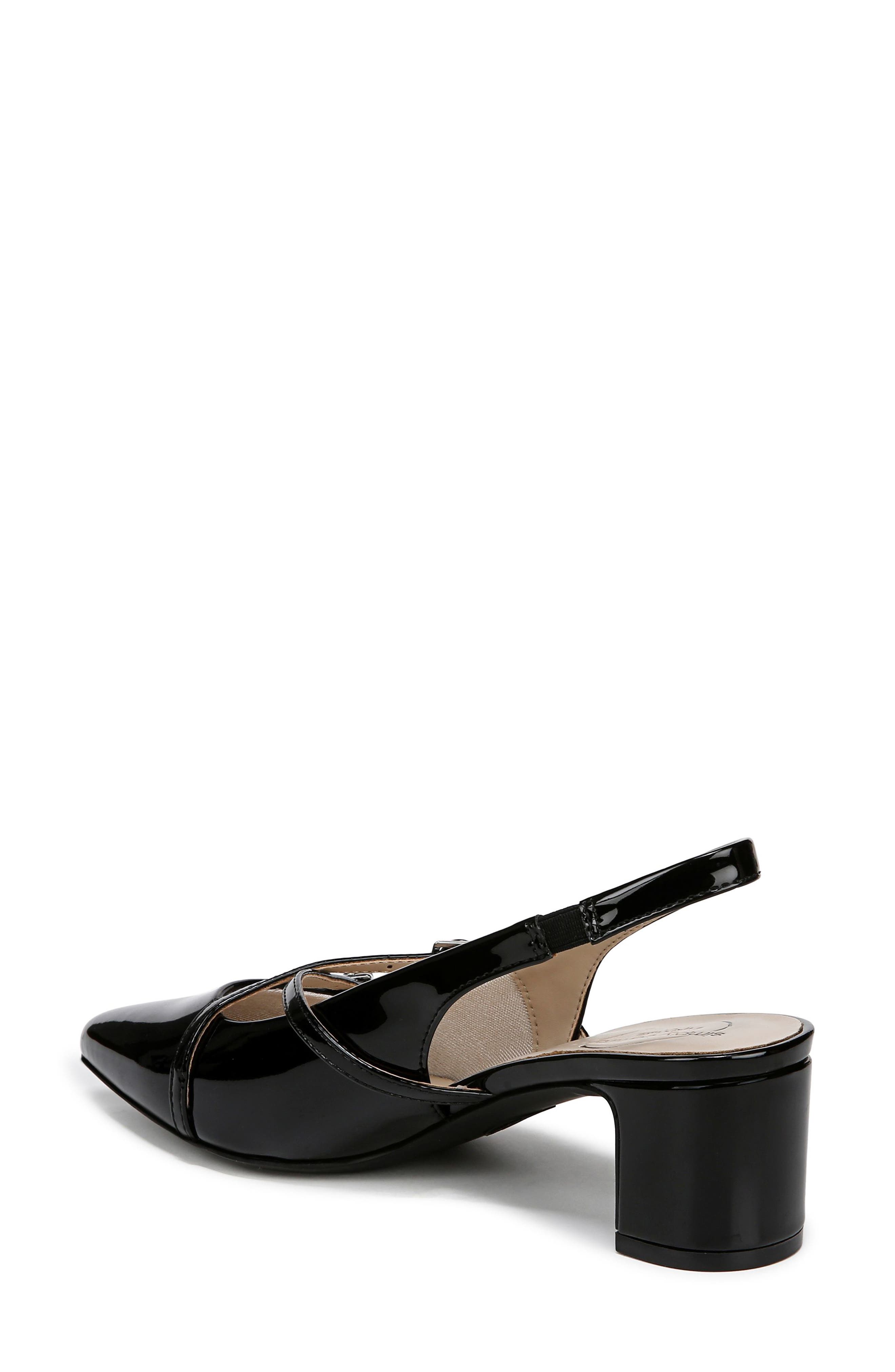 LifeStride Melissa Pointed Toe Slingback Pump, Alternate, color, Black