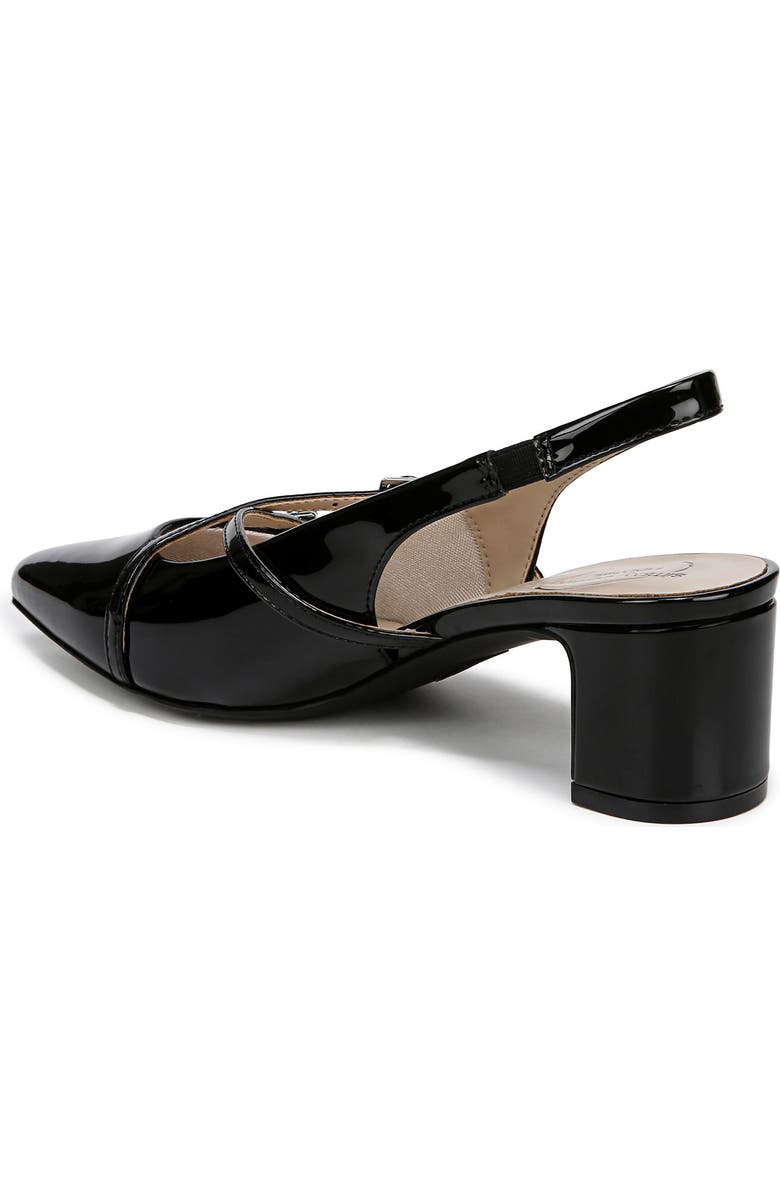 LifeStride Melissa Pointed Toe Slingback Pump, Alternate, color, Black