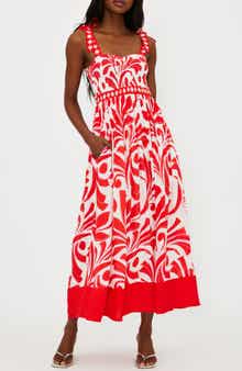 Beach Riot Cari Tie Strap Cover-Up Maxi Dress