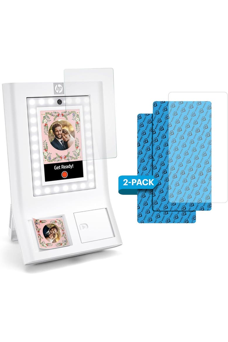 Sprocket Photobooth Screen Protector, Main, color, White