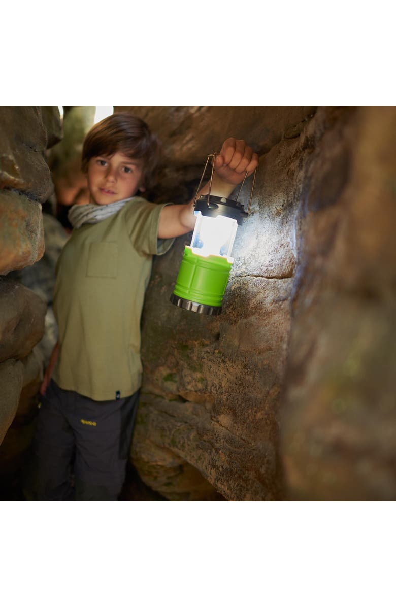 HABA Camping Lantern with Sturdy Handles for Carrying & Hanging with Handy Storage Compartment, Terra Kids Camping Essentials for Kids ages 5+, Alternate, color, Green Multi