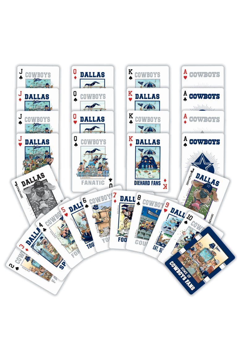 Dallas Cowboys Fan Deck Playing Cards, Alternate, color, Multicolor