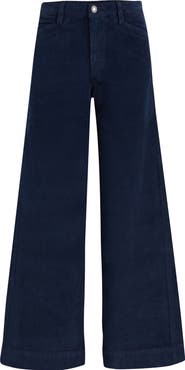 Favorite Daughter The Mischa High Waist Wide Leg Cotton Corduroy Pants