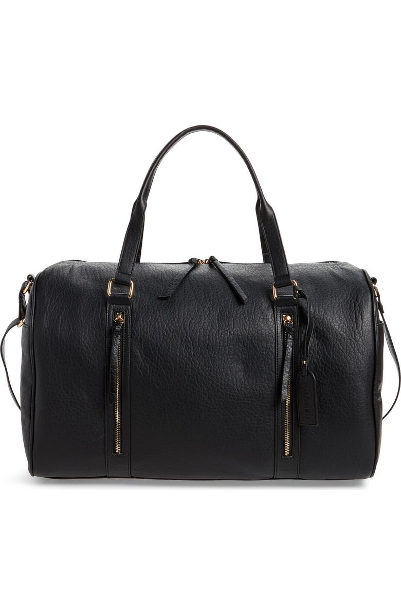 Sole Society Garyn Faux Leather Duffle Bag, Main, color,