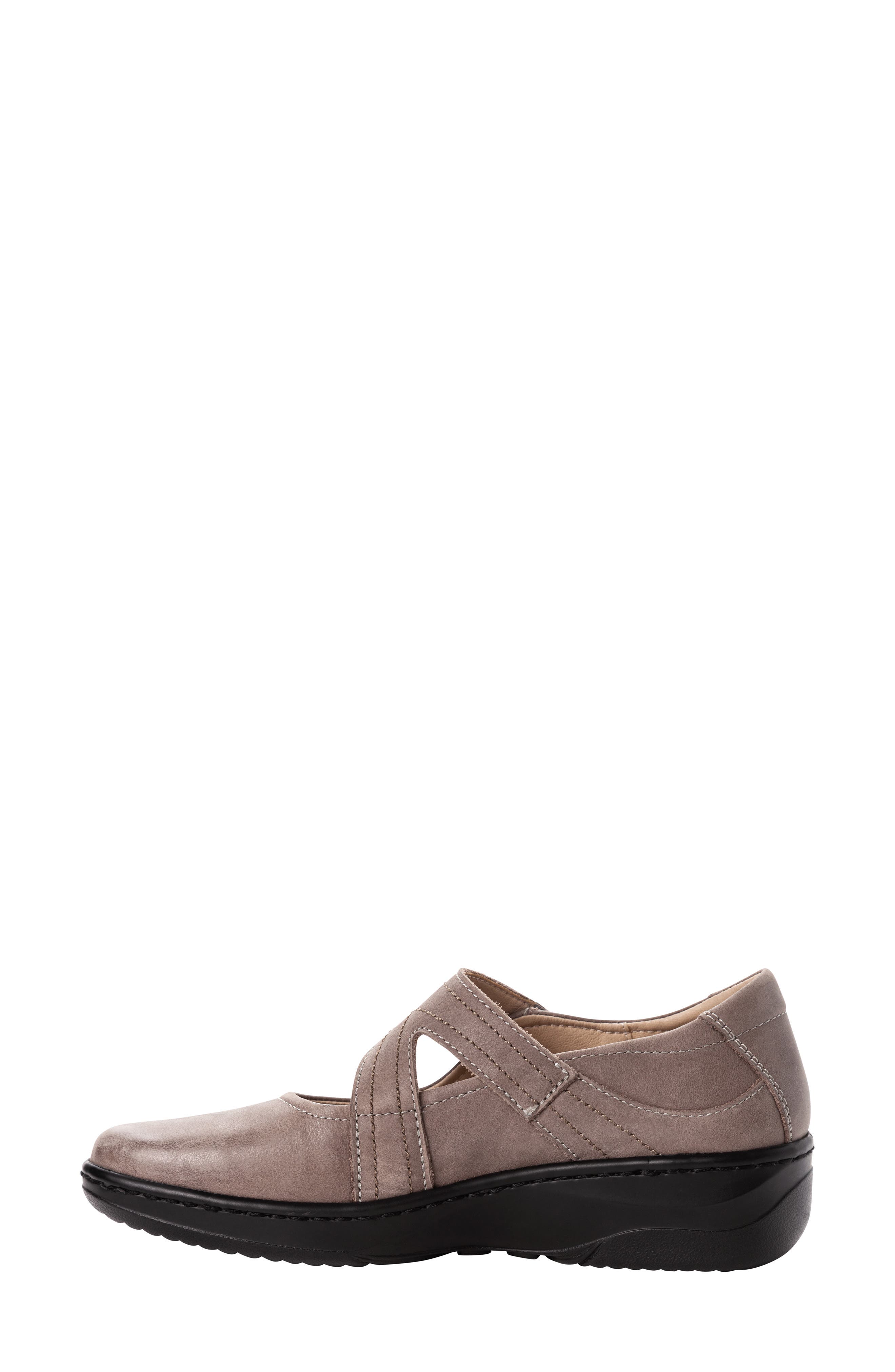 Golda Flat, Alternate, color, GREY LEATHER