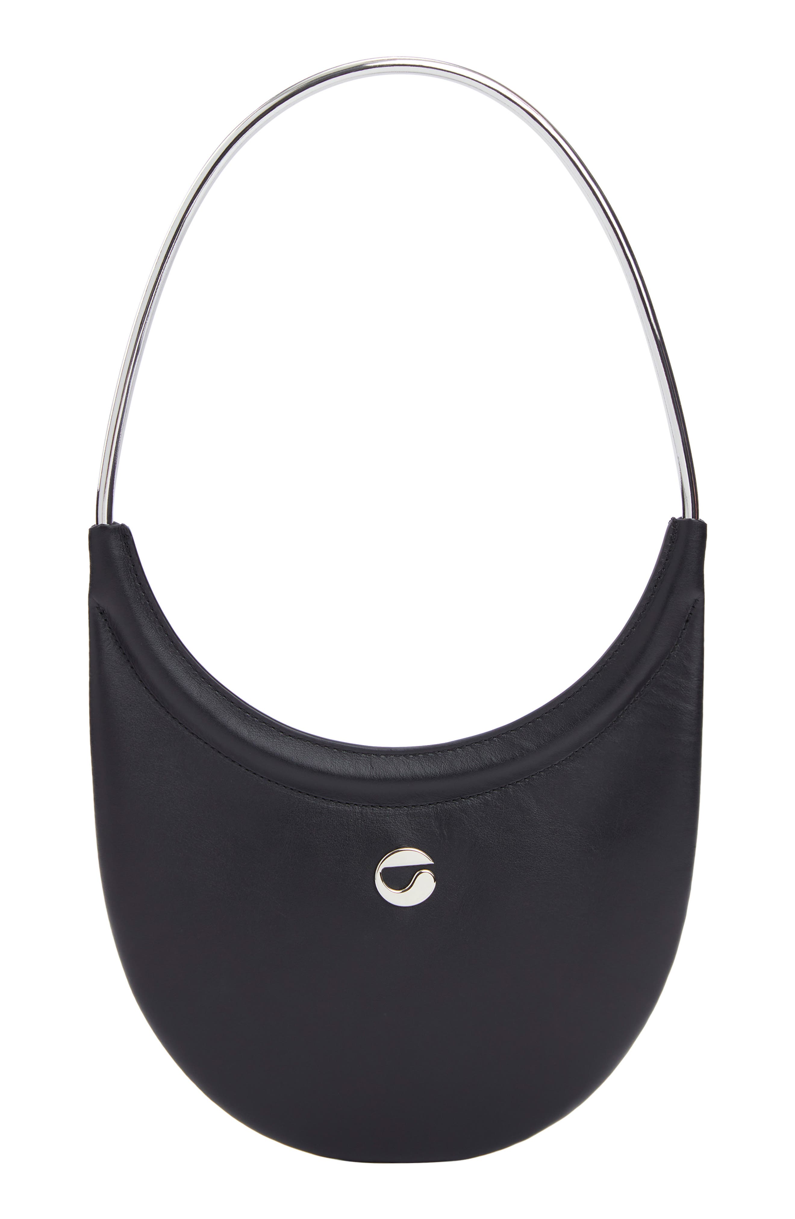 Coperni Ring Swipe Leather Top Handle Bag, Main, color, 