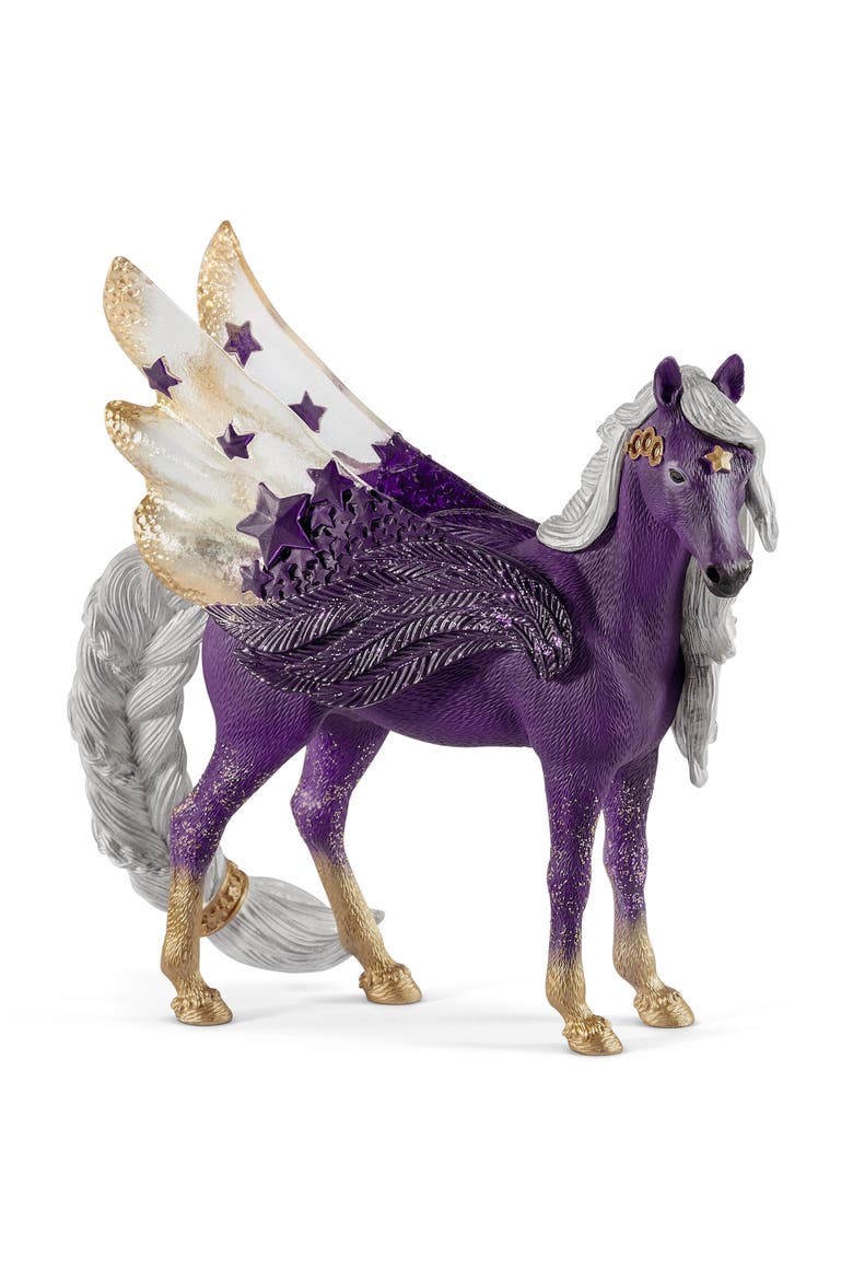 Bayala Star Pegasus Mare, Animal Figurine, Vinyl, Kids Ages 5+, Main, color, Multicolored