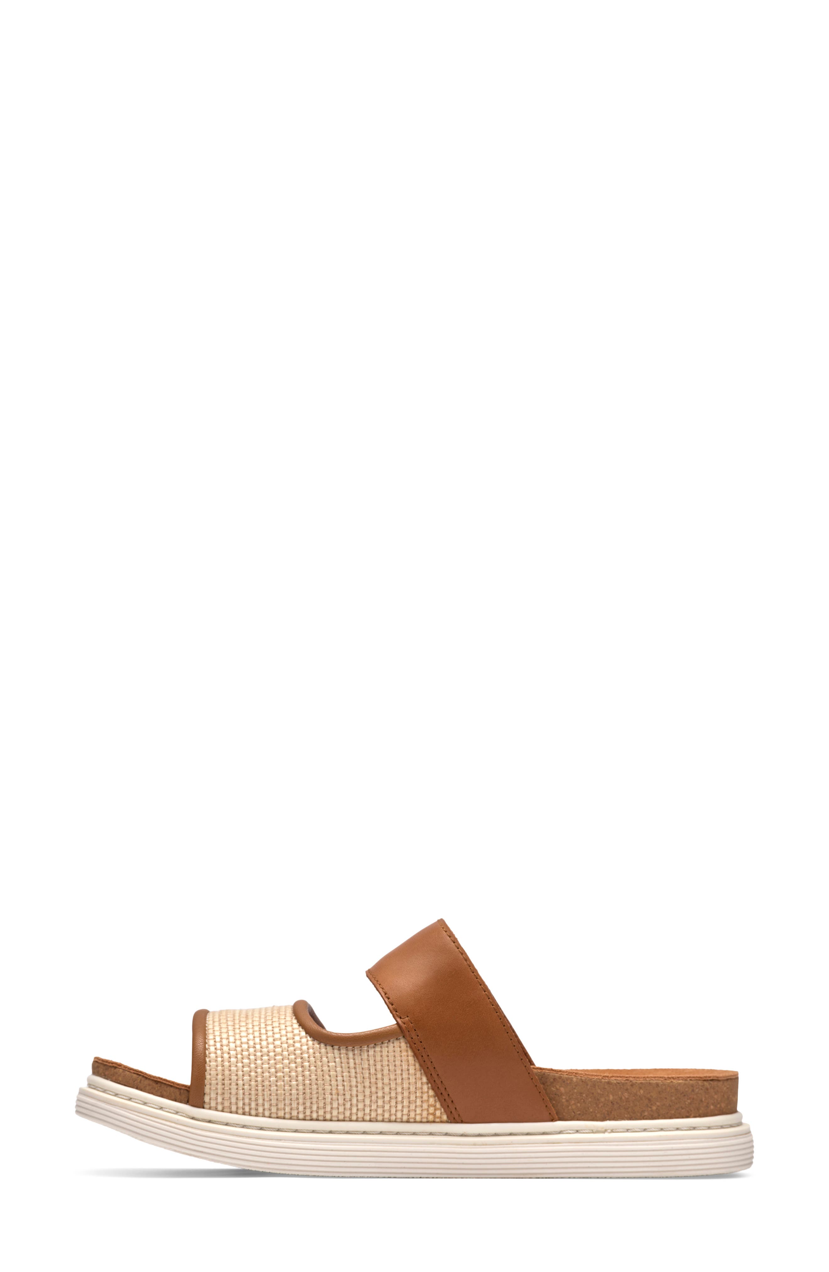 Arwell Step Sandal, Alternate, color, TAN LEATHER