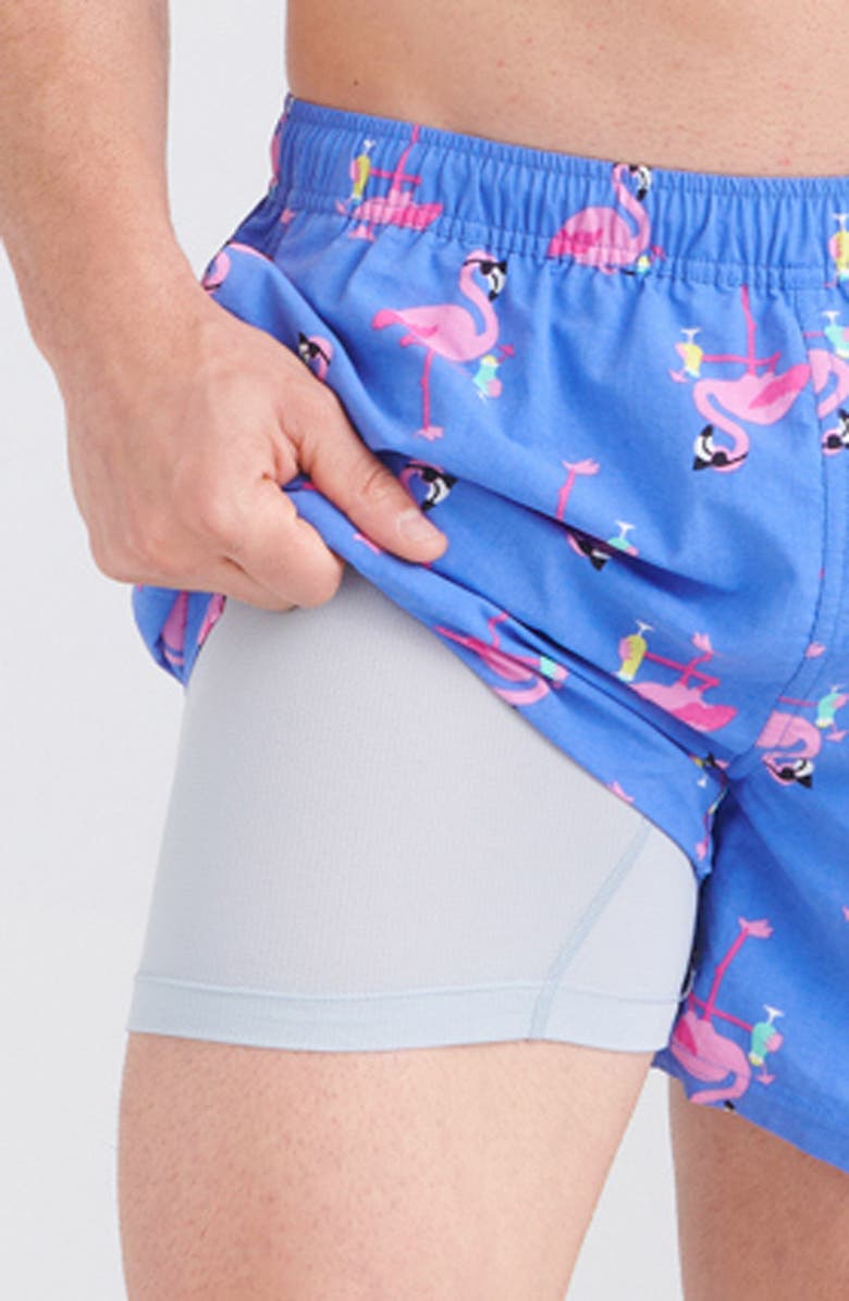 SAXX Go Coastal 2-in-1 Volley Swim Shorts, Alternate, color, 