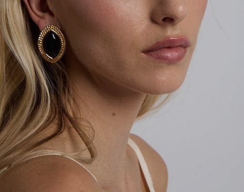 Heaven Mayhem Noir Earrings In Gold