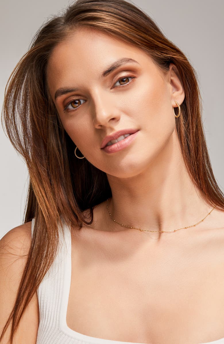 Bony Levy 14K Gold Ball Station Necklace, Alternate, color, 