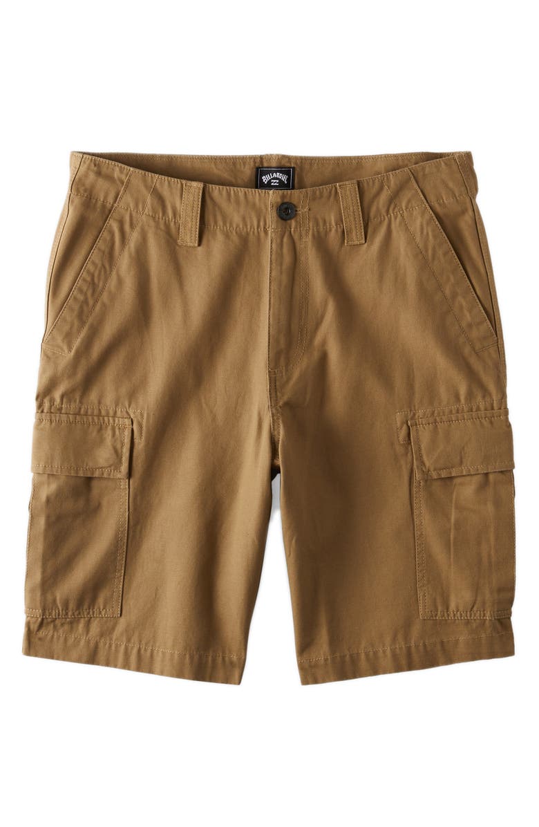 Billabong Combat Cargo Shorts, Main, color, Light Khaki